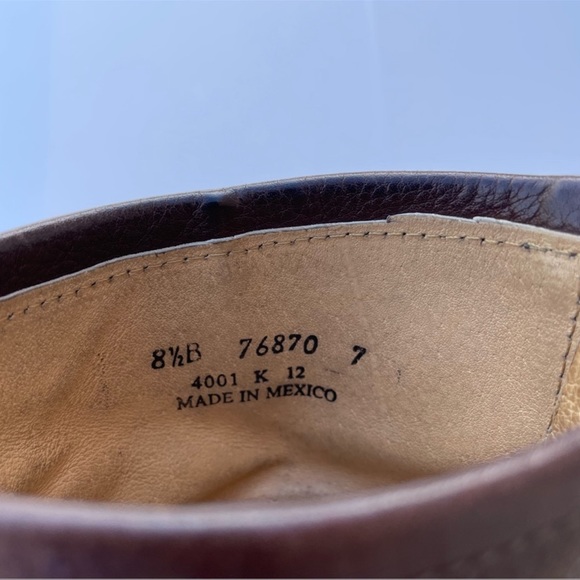 Frye vintage Veronica short brown leather harness boots size 8.5 - Picture 7 of 9